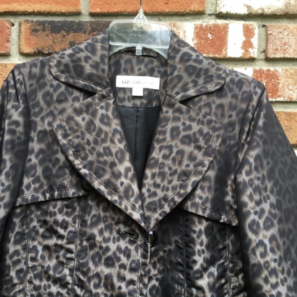 Leopard print, lightweight, 3/4 length Coat - Picture 4 of 9